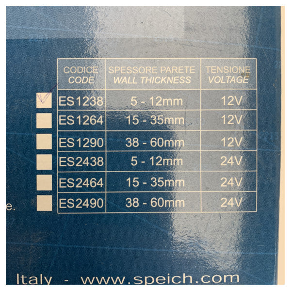 Speich Marine Grade 12V DC Υψηλής Ροπής Κινητήρας Υαλοκαθαριστήρα 15 mm - 12nm - ES1238 