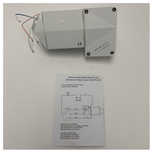 محرك ممسحة مائي 12 فولت من سبايتش مارين جريد 30 مم - ES1264 