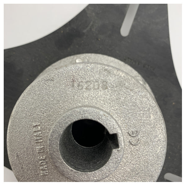 Μαύρος Επικαλυμμένος Τροχός Διεύθυνσης Manta D350 mm 3-Ακτίνων 