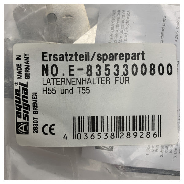 Dayanıklı Tekne ve Gemi Aydınlatması için Aqua Signal Paslanmaz Çelik Deniz Işık Adaptörü - 8353300800