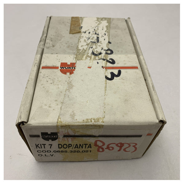 Wurth dörrlåssats i guld och mässing - 0695.320.021