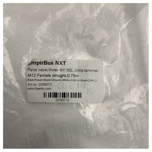 Cabo EmpireBus NXT 2036072 com Conector Femea M12 - 010-12984-72 