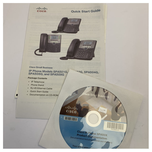 Telefone IP Cisco SPA502G 1 Linha com Display PoE e Porta PC 