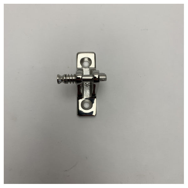 Deck Hinge with Quick-release Pin for a Boat with Bimini Top
