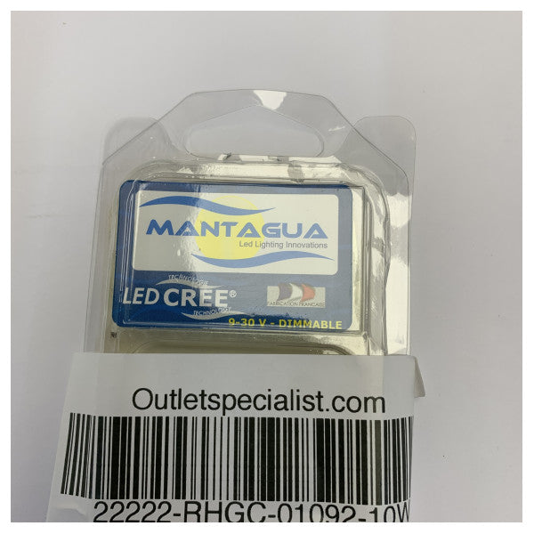 Mantagua G4 Lampa LED 10W ciepła biała CREE pionowe oświetlenie morskie 01092 