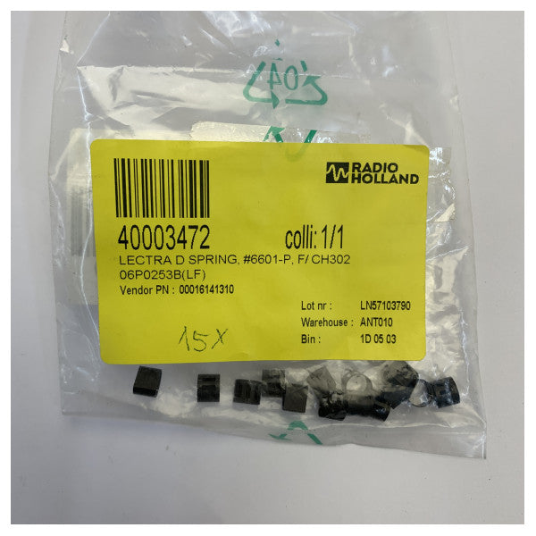 زنبرك Lectra D لجهاز Furuno CH-302 FCV-587 FCV-588 عبوة 15 قطعة #660 