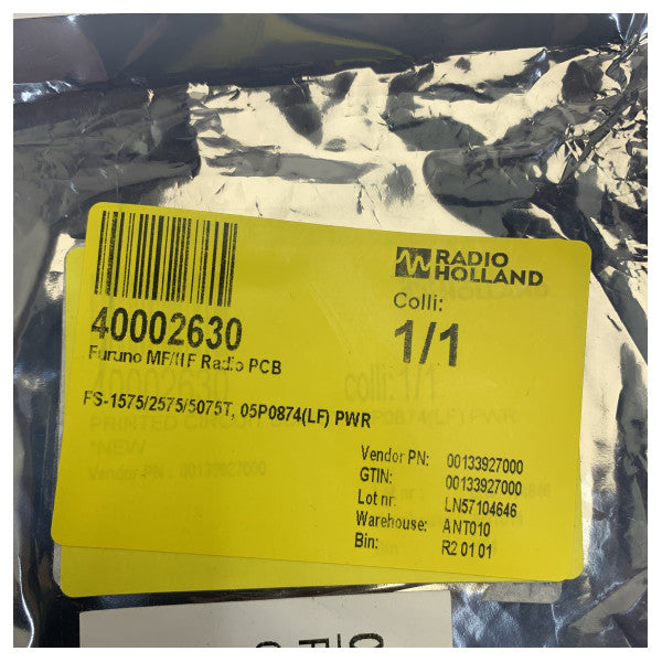 Furuno 05P0874(LF) PCB de alimentação para rádio MF/HF FS-1575 FS-2575 FS-5075T 