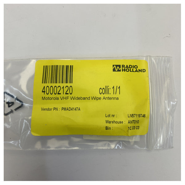 Motorola PMAD4147A VHF širokopojasna bičeva antena 136-174MHz 20 cm za marine i jahte 