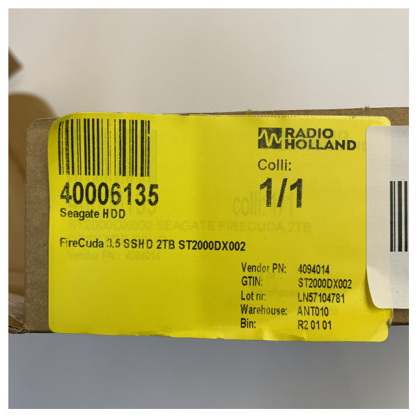 Seagate FireCuda 2TB SSHD 3.5 pulzier Intern Hard Drive ST2000DX002 