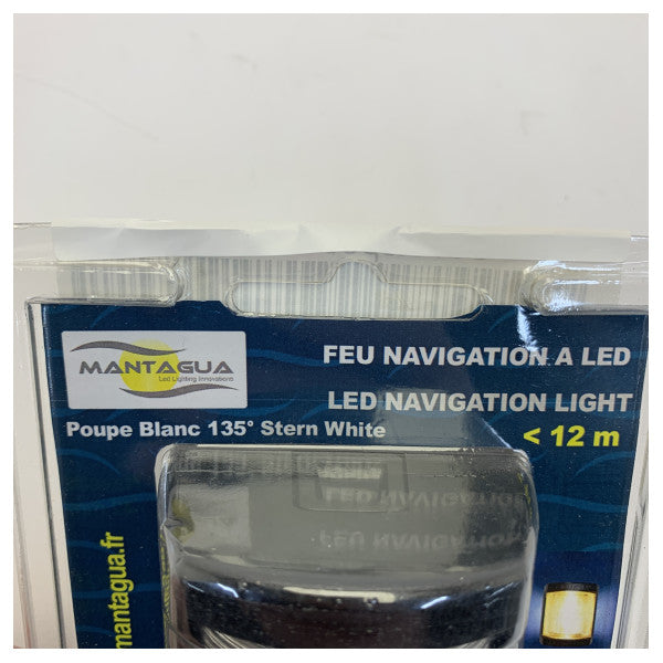 Mantagua Classic Stern Navigation Light 1NM Branco 135 Graus - Luz de Navegação Marítima 