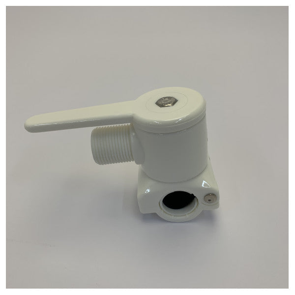 AC Antennas N254F Supporto per corrimano - Supporto per antenna in PVC - 1 pollice 14 TPI - Accessori nautici per yacht 