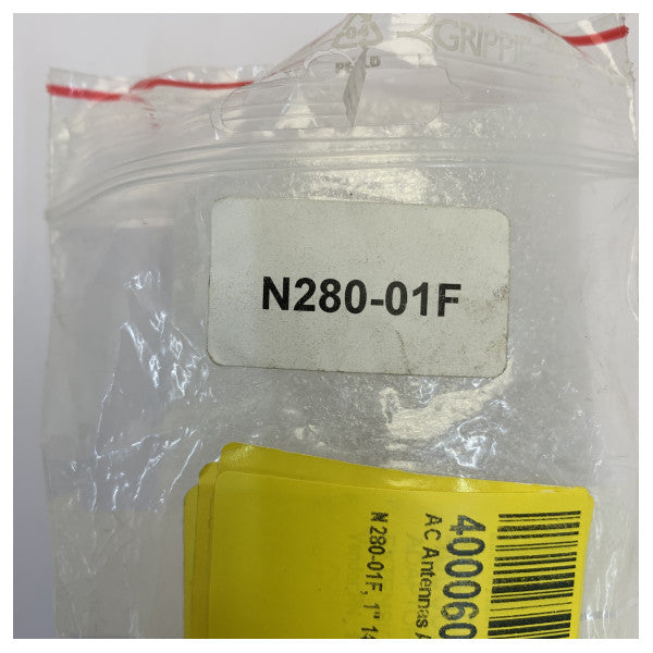 AC Antennas N280-01F Adapter - 1 cal 14TPI żeński do 1 cal 14TPI żeński - osprzęt jachtowy 