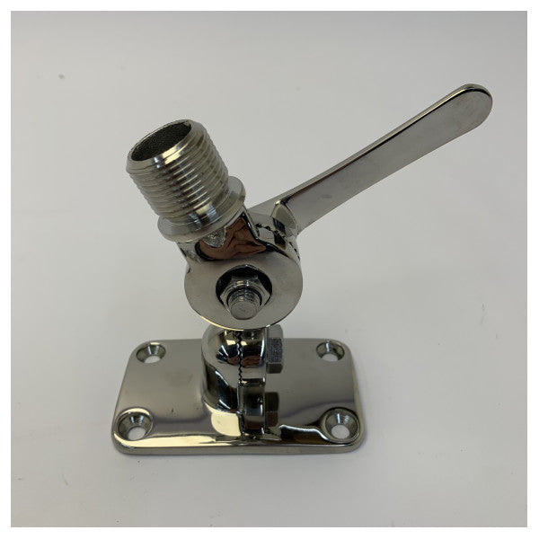 AC Antennas N286Fe Heavy Duty skrallemontering - 4-veis rustfritt stål 316 - 1\" 14TPI 