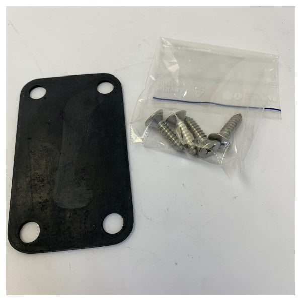AC Antennas N286Fe Heavy Duty skrallemontering - 4-veis rustfritt stål 316 - 1\" 14TPI 