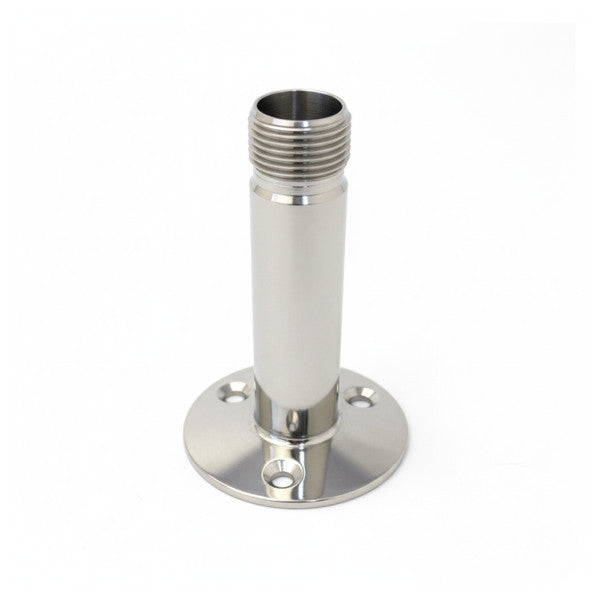 AC Antennas N288F Deskmount - Stainless Steel SS304 Marine Antenna Base - 1inch 14TPI Male 