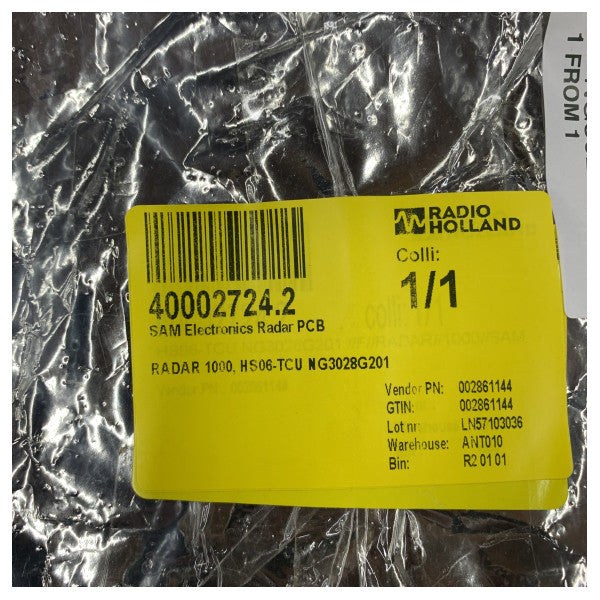 SAM Electronics HS06-TCU Radar İşlemci Kartı NG3028G201 