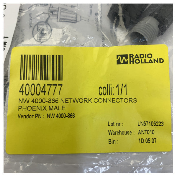 Złącze sieciowe Phoenix Netwave NW4000-866 - wtyczka męska 