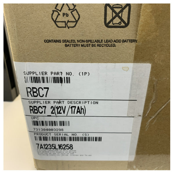 APC by Schneider Electric RBC7 UPS Replacement Battery Cartridge for Smart-UPS 1500 