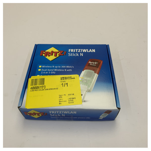 AVM FRITZ!WLAN USB Stick N v2 adattatur tan-netwerk - 300 Mbit/s 