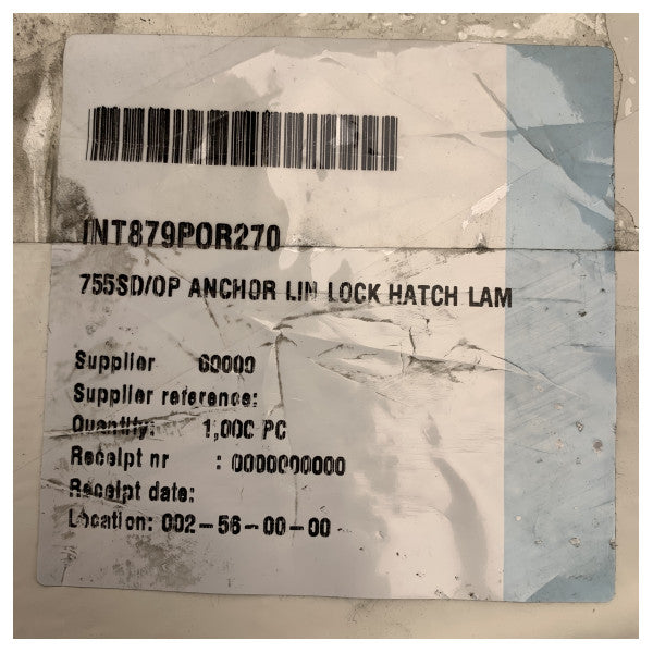Quicksilver 755 Sundeck og Open Marine Luke Deksel Plate for Ankerwinch - 879POR270 