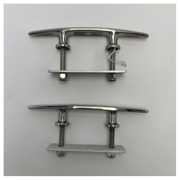 2x Marine Town stainless steel fixed bolder | cleat  204 mm - 8828201