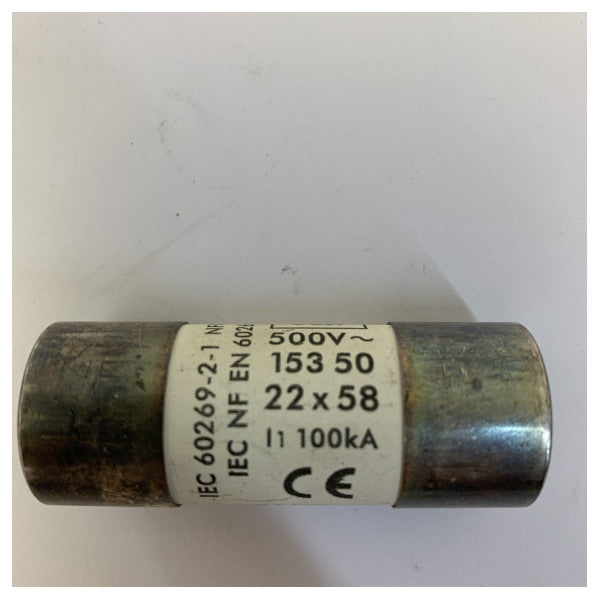 Legrand 015350 Βιομηχανική κυλινδρική ασφάλεια 22x58mm 50A gG 