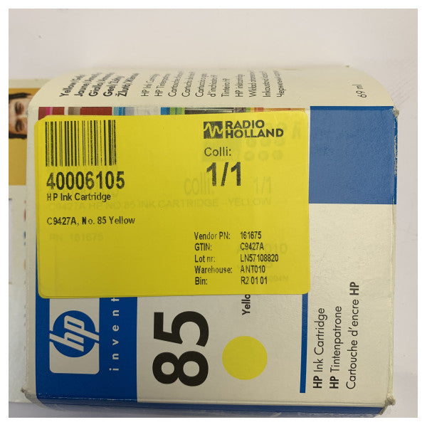 Żółty wkład atramentowy HP 85 C9427A - oryginalny wkład atramentowy 