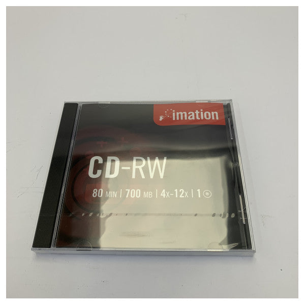 Imation CD-RW 700MB 80min 4x-12x Regravável - 10 unidades Slim Jewel Case 