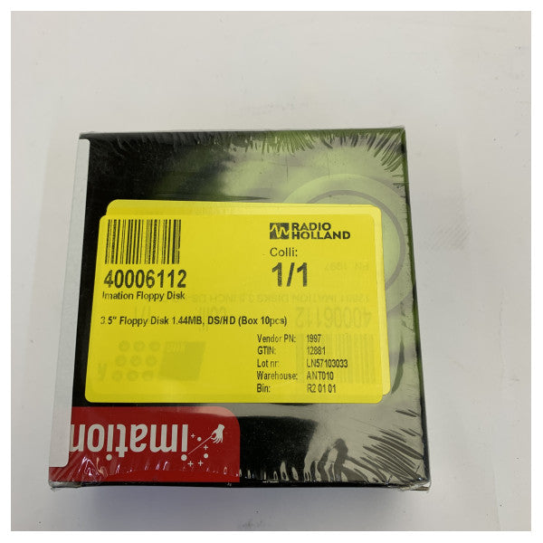 Imation dyskietka 3,5 cala 1,44 MB DS/HD - pudełko 10 sztuk - dyskietki 