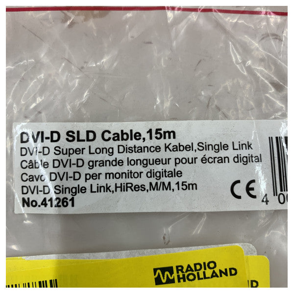 Καλώδιο DVI-D Single Link 15m - Υπερμεγάλη Απόσταση - M/M - 41261 