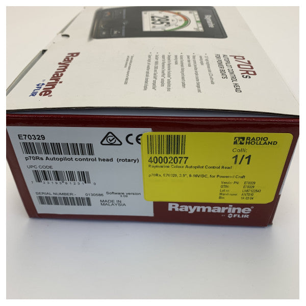 Raymarine p70Rs Autopilot Control Head - E70329 - 3.5 Inch Colour Display 