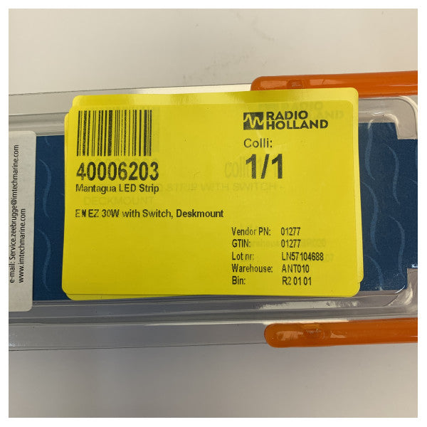 Mantagua ENEZ LED-Streifen 30W Marinebeleuchtung - 9-30V mit Schalter 