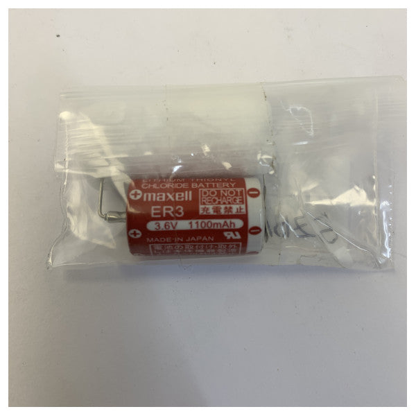 Batterie Maxell ER-3VP pour JRC JAX-90/9A Weather Fax - batterie marine 3,6V 1200mAh 