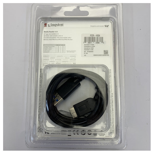 Kingston FCR-HS4 USB 3.0 High-Speed ??Media Reader - All-in-One-Kartenleser 