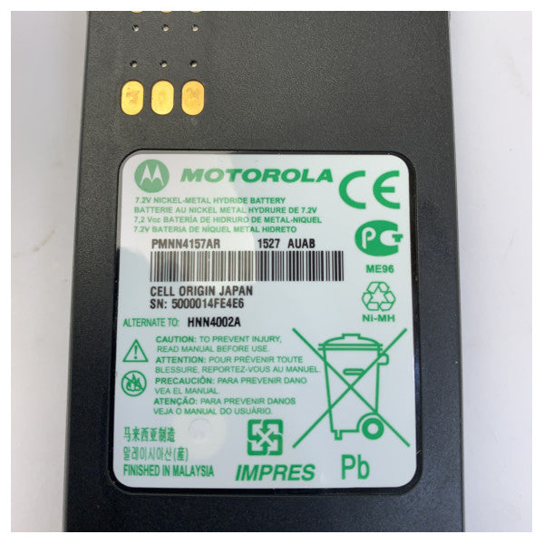 Motorola GP340 VHF Käsiväline - 16CH FM Meriradio 