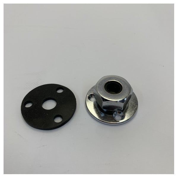 AC Antennas H001F Cable Feedthrough for RG213 - Chrome-plated 