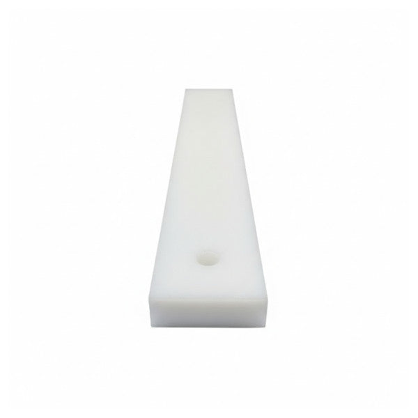 HMPE HD500 Ertalon-plastremsa - hyvlad - 600x40x15mm - vit - yachtbeslag 