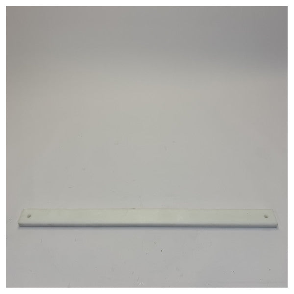 HMPE HD500 Ertalon-plastremsa - hyvlad - 600x40x15mm - vit - yachtbeslag 