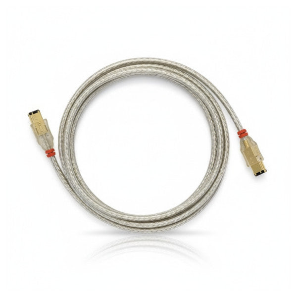 Cavo dati FireWire da 9 pin a 6 pin (MA-MA) - 2,0 metri - Trasparente 