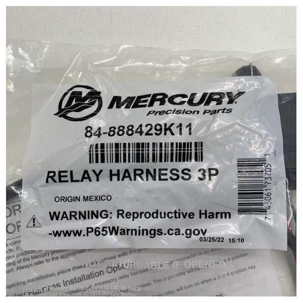 Mercury Mercruiser Relay boat harness cable kit - 888429K11