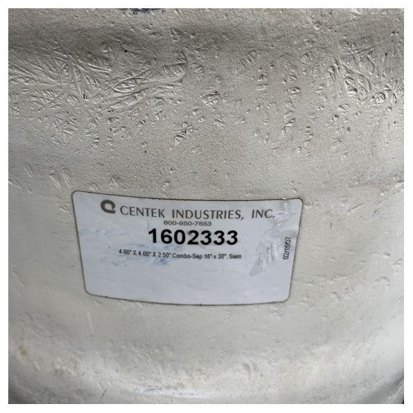 Centek Combo-Sep Marine Eksosdempere Vannseparator 4 x 4 x 2.5 Tommer - 1602333 