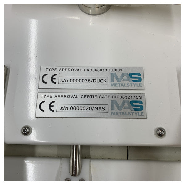 Metastyle Type Approval WT A30 FD Rustfrit Stål Åbningslåg 490 x 430 mm - 379480 