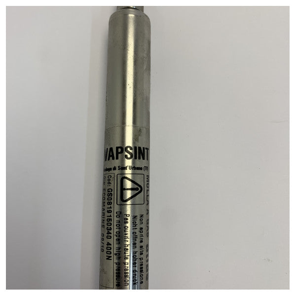 ECOMARINE Gas Spring tal-Azzar Inossidabbli - 400N - 390mm - Gas Ram Inox 40mm 