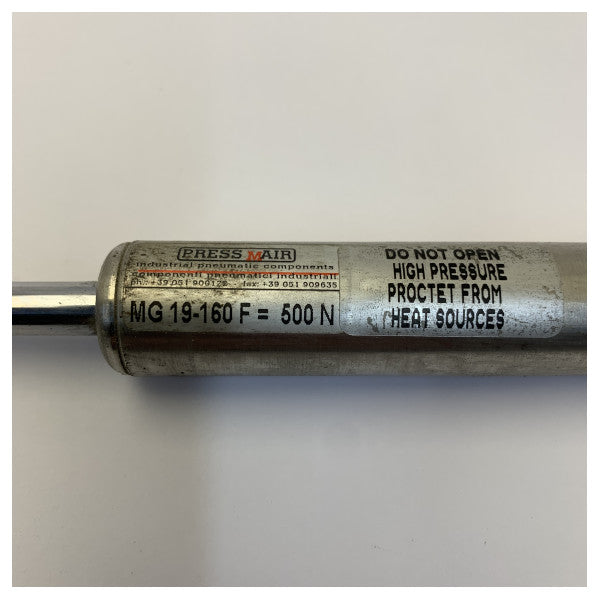 Gasfjeder 500N C.160 L.431 - Yacht Hardware til Ferretti Group - MG19-160F 