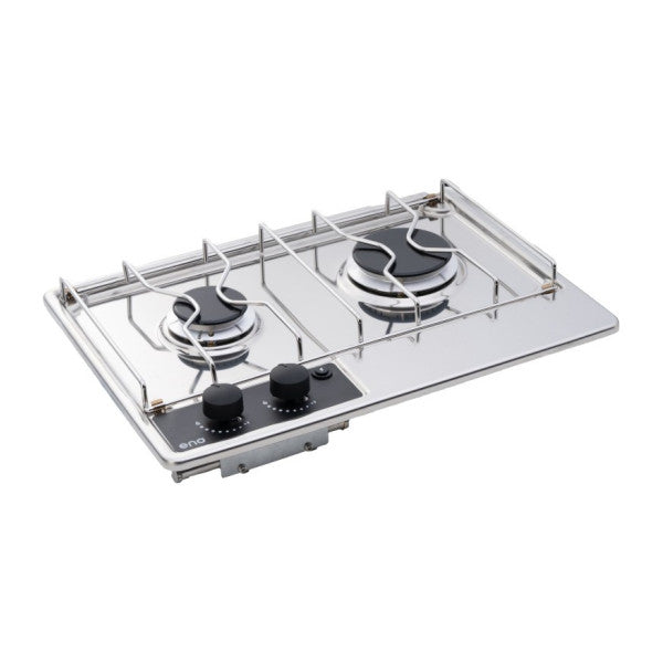 ENO 2-burner stainless steel build in gas stove - 89057