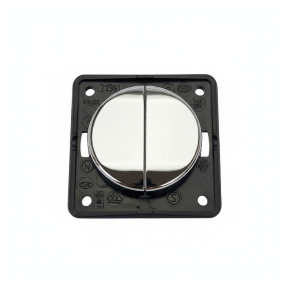 Berker Integro Classic -sarjan kytkin - kiiltävä kromi - jahtivarusteet - 9365518 