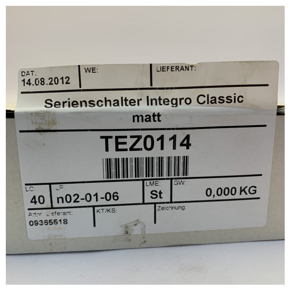 Berker Integro Classic Serisi Anahtar - Parlak Krom - Yat Donanımı - 9365518 