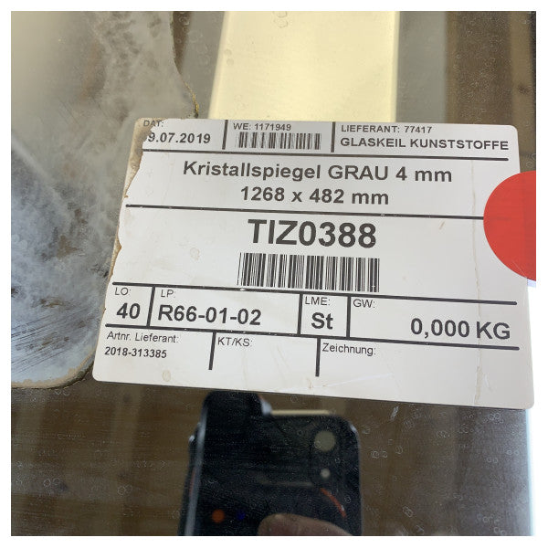 Hanse 1268 x 482 mm TIZ0388 Spejl til yacht - 