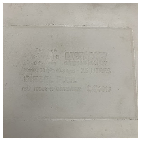 Vetus FTANK25 Brændstoftank 25 liter inkl. forbindelsessæt 