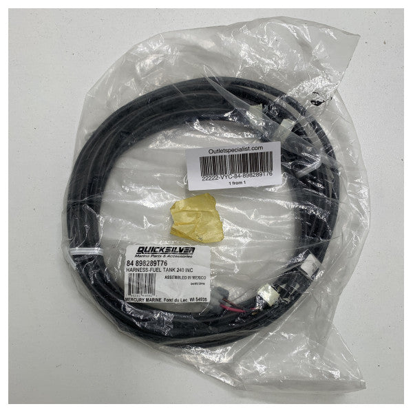 Mercury SmartCraft fuel tank harness cable kit - 898289T76